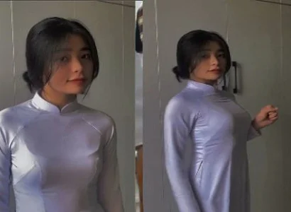 Em nữ sinh áo dài mông tròn phê không chịu nổi